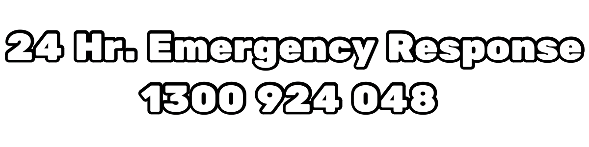 24 Hr Emergency Responce Number 1300 924 048